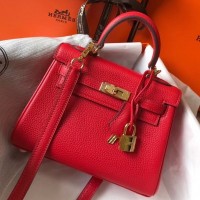 Replica Handbag Store Red Clemence Kelly 20cm GHW Bag Replica Handbag Store Red Clemence Kelly 20cm GHW Bag