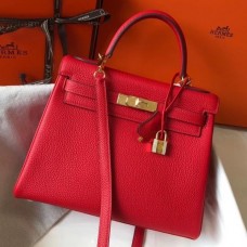 Replica Handbag Store Red Clemence Kelly 28cm Bag Replica Handbag Store Red Clemence Kelly 28cm Bag