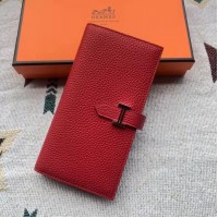 Replica Handbag Store Red Togo Leather Bearn Gusset Wallet Replica Handbag Store Red Togo Leather Bearn Gusset Wallet