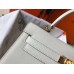 Replica Handbag Store White Epsom Kelly 25cm Sellier Handmade Bag