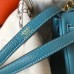 Replica Handbag Store Blue Jean Clemence Kelly 20cm GHW Bag