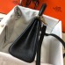 Replica Handbag Store Black Clemence Kelly 20cm GHW Bag
