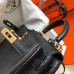 Replica Handbag Store Black Clemence Kelly 20cm GHW Bag