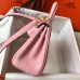 Replica Handbag Store Pink Clemence Kelly 20cm GHW Bag
