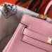 Replica Handbag Store Pink Clemence Kelly 20cm GHW Bag