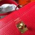 Replica Handbag Store Red Clemence Kelly 20cm GHW Bag