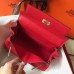 Replica Handbag Store Red Clemence Kelly 20cm GHW Bag