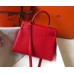 Replica Handbag Store Red Clemence Kelly 25cm GHW Bag