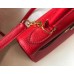 Replica Handbag Store Red Clemence Kelly 25cm GHW Bag