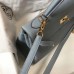 Replica Handbag Store Blue Lin Clemence Kelly 28cm Bag