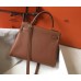 Replica Handbag Store Brown Clemence Kelly 28cm Bag