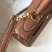 Replica Handbag Store Brown Clemence Kelly 28cm Bag