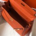 Replica Handbag Store Orange Clemence Kelly 28cm Bag