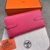 Replica Handbag Store Kelly Longue Wallet In rose Clemence Leather Replica Handbag Store Kelly Longue Wallet In rose Clemence Leather