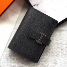 Replica Handbag Store Bearn Mini Wallet In Black Epsom Leather