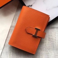 Replica Handbag Store Bearn Mini Wallet In Orange Epsom Leather Replica Handbag Store Bearn Mini Wallet In Orange Epsom Leather