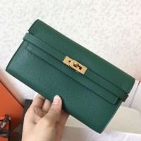 Replica Handbag Store Kelly Classic Long Wallet In Malachite Epsom Leather Replica Handbag Store Kelly Classic Long Wallet In Malachite Epsom Leather