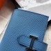 Replica Handbag Store Bearn Mini Wallet In Sky Blue Epsom Leather