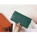 Replica Handbag Store Kelly Classic Long Wallet In Malachite Epsom Leather