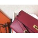 Replica Handbag Store Kelly Classic Long Wallet In Ruby Epsom Leather