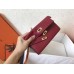 Replica Handbag Store Kelly Classic Long Wallet In Ruby Epsom Leather