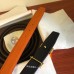 Replica Handbag Store Constance Belt Buckle Orange & Black Clemence 32 MM Strap