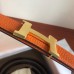 Replica Handbag Store Constance Belt Buckle Orange & Black Clemence 32 MM Strap