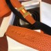 Replica Handbag Store Constance Belt Buckle Orange & Black Clemence 32 MM Strap