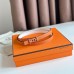 Replica Handbag Store Ancre Reversible Belt 13MM in Orange Epsom Leather