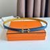 Replica Handbag Store Gamma 13mm Belt in Yellow Epsom Leather and Blue Swift Leather